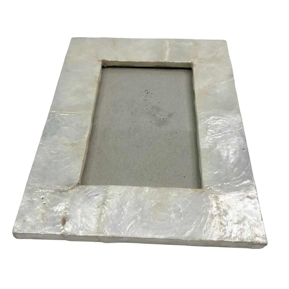 Vintage Capiz Shell Picture Frame 3.5